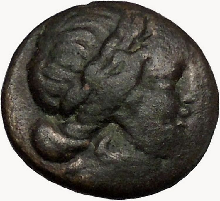 LARISSA Thessaly THESSALIAN LEAGUE 2ndCenBC Athena Apollo Greek Coin i43501