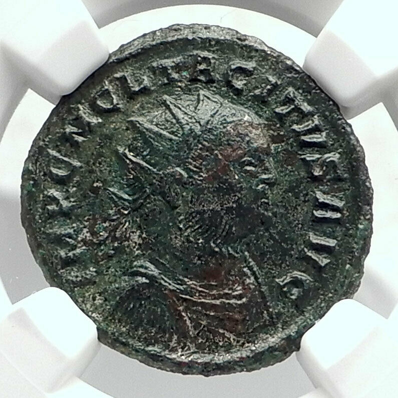 TACITUS Authentic Ancient Genuine 276AD Rome Roman Coin AEQUITAS NGC i80391