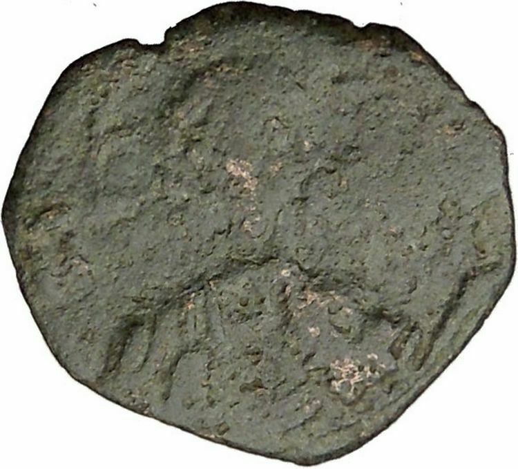 MANUEL I Comnenus 1143AD Original Ancient Byzantine Coin JESUS CHRIST i38045