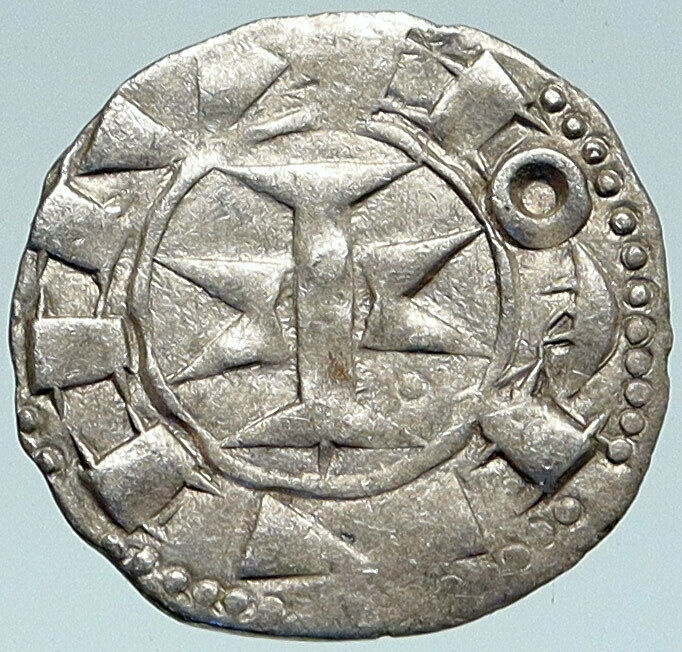 1100AD-1200AD FRANCE Melgueil FEUDAL ANTIQUE Silver Denier Medieval Coin i87300