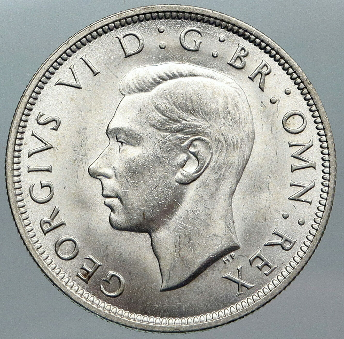 1941 Great Britain United Kingdom UK GEORGE VI OLD Silver Half Crown Coin i88797