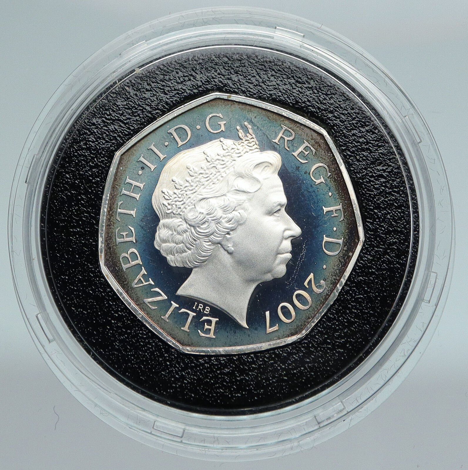 2007 UK Great Britain QUEEN ELIZABETH II Be Prepared 50 PENCE Coin i89456