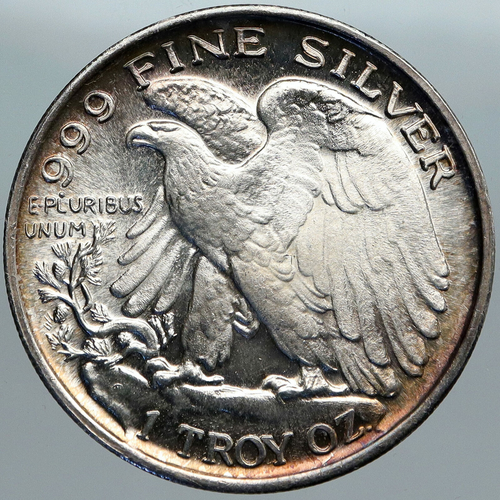 1987 UNITED STATES US WALKING LIBERTY BALD EAGLE Silver Ounce Medal Coin i88959