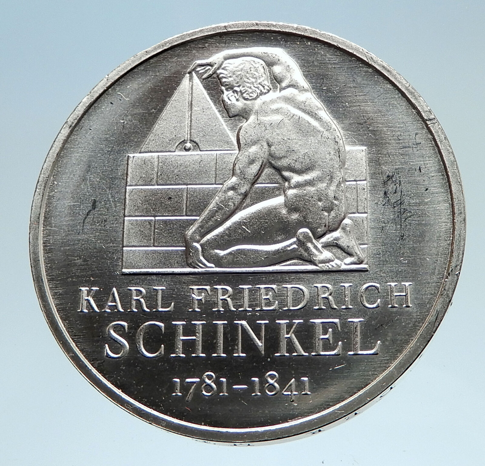 2006 GERMANY Karl Schinkel Architect Mason Genuine Proof Silver 10EU Coin i75174