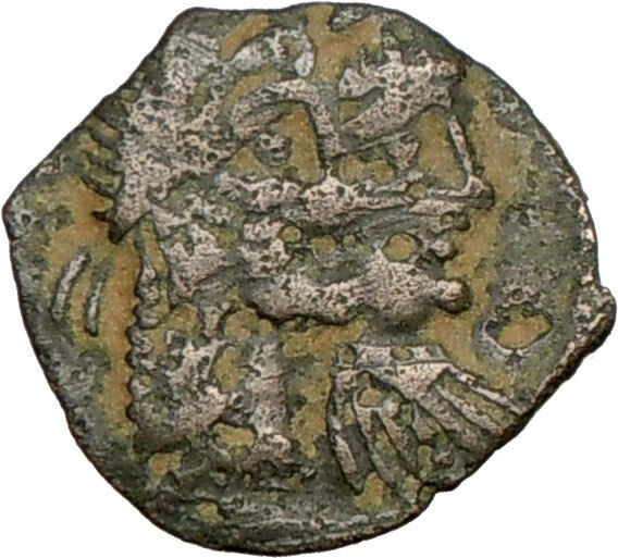 Kig RABBEL II Queen GAMILATH Aramaic Ancient GREEK NABATAEA Coin Wealth i23847