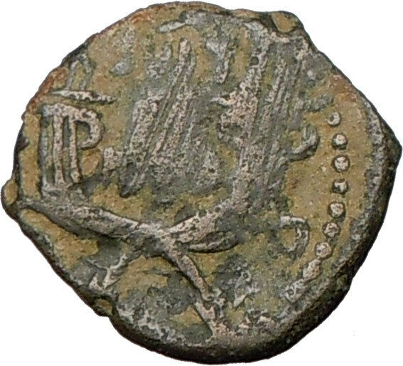 Kig RABBEL II Queen GAMILATH Aramaic Ancient GREEK NABATAEA Coin Wealth i23847