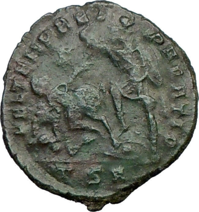 CONSTANTIUS II Constantine the Great son AE2 Ancient Roman Coin Horse i21369