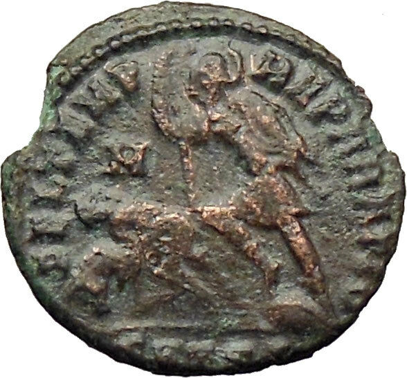 CONSTANTIUS II Constantine the Great son Ancient Roman Coin Horse man i29801