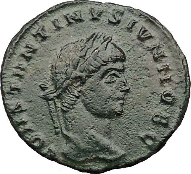 Constantine II Jr Constantine the Great son Ancient Roman Coin Wreath i31542