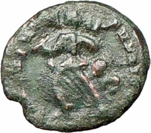 VALENTINIAN II 388AD Ancient Roman Coin Victory Nike w trophy i27923