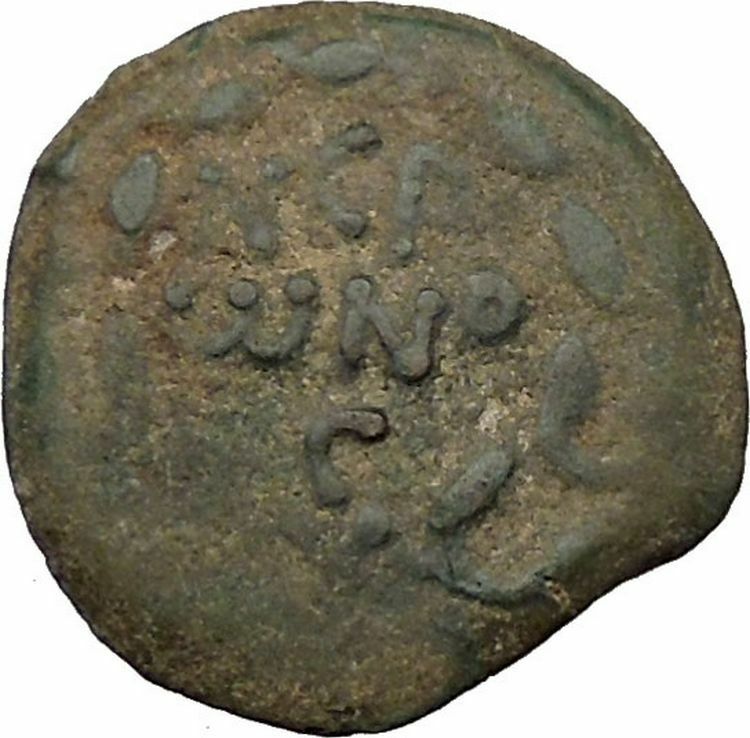 Porcius Festus Jerusalem Nero Ancient Greek / Roman Coin Palm branch i36719