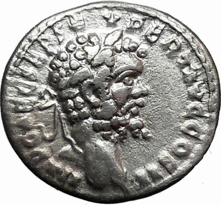 Septimius Severus Emesa mint Ancient Roman Coin Spes Hope Goddess Cult i36389