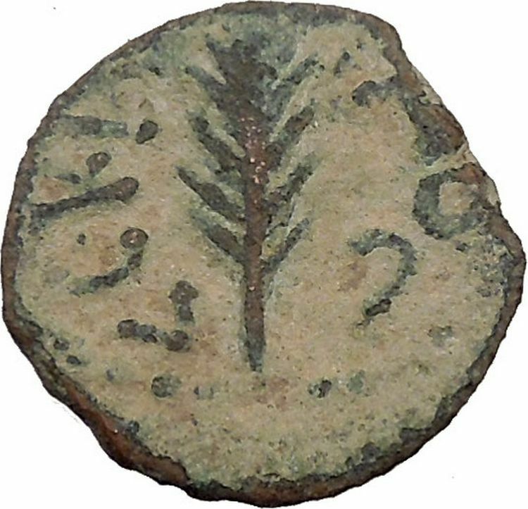 Porcius Festus Jerusalem Nero Ancient Greek / Roman Coin Palm branch i36709