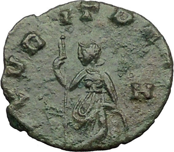 Gallienus son of Valerian I Ancient Roman Coin Security Goddess Cult i31630