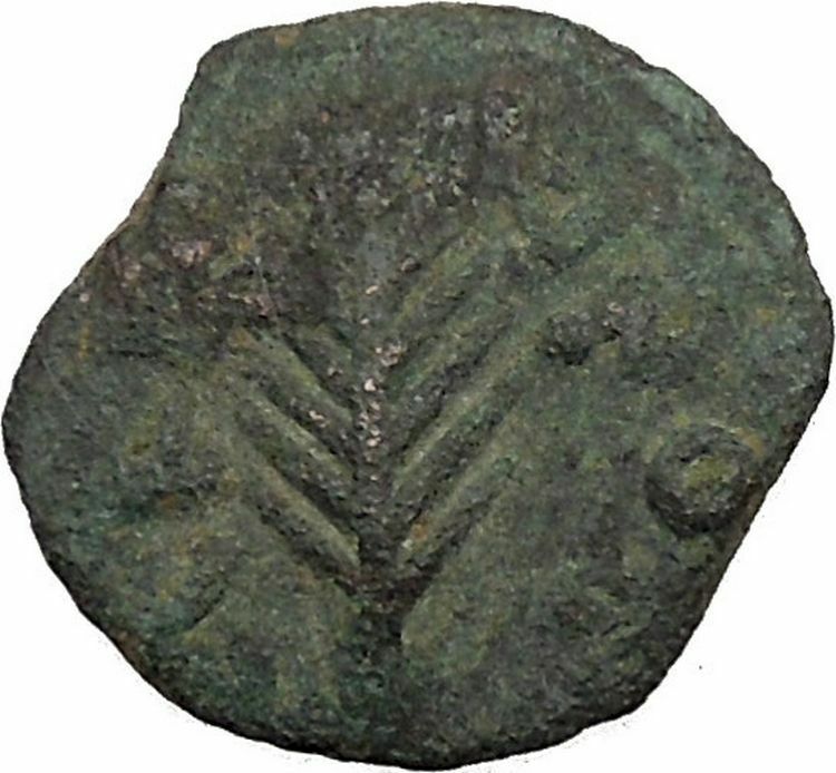 Porcius Festus Jerusalem Nero Ancient Greek / Roman Coin Palm branch i36714