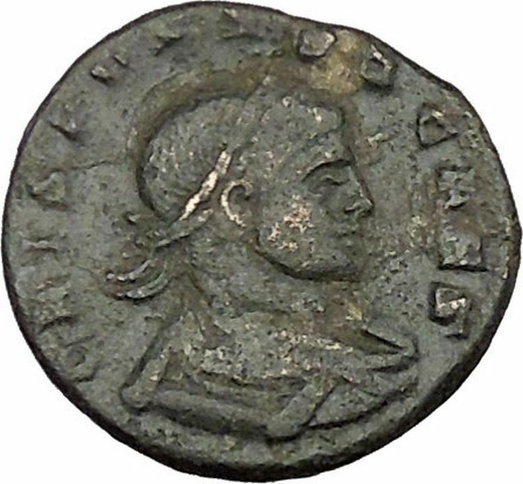 Crispus Constantine the Great son 317AD Ancient Roman Coin Mars Cult i39105