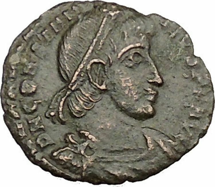 CONSTANTIUS II son of Constantine the Great Roman Coin Battle Horse man i39373