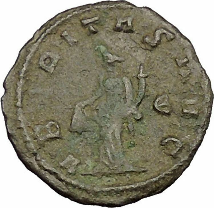 Gallienus Valerian I son Ancient Roman Coin Agricultural fertility Cult i39409