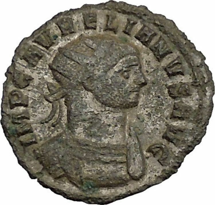 Aurelian 274AD Authentic Ancient Roman Coin Sol Sun God Cult Whip i39258