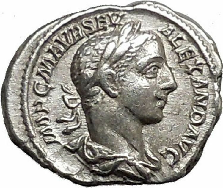 SEVERUS ALEXANDER Caracalla cousin Ancient Silver Roman Coin Trust Cult i39520