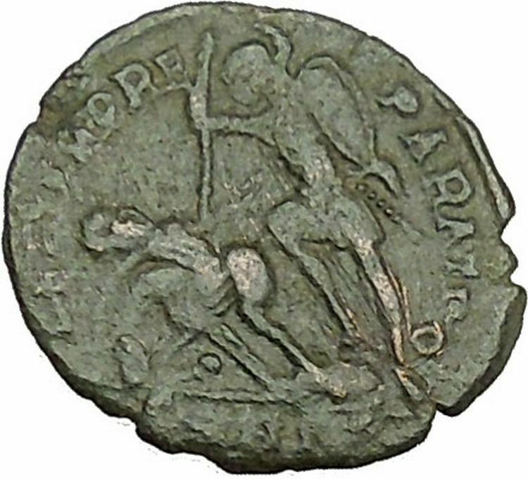 CONSTANTIUS II Constantine the Great son Roman Coin Battle Horse man i40153