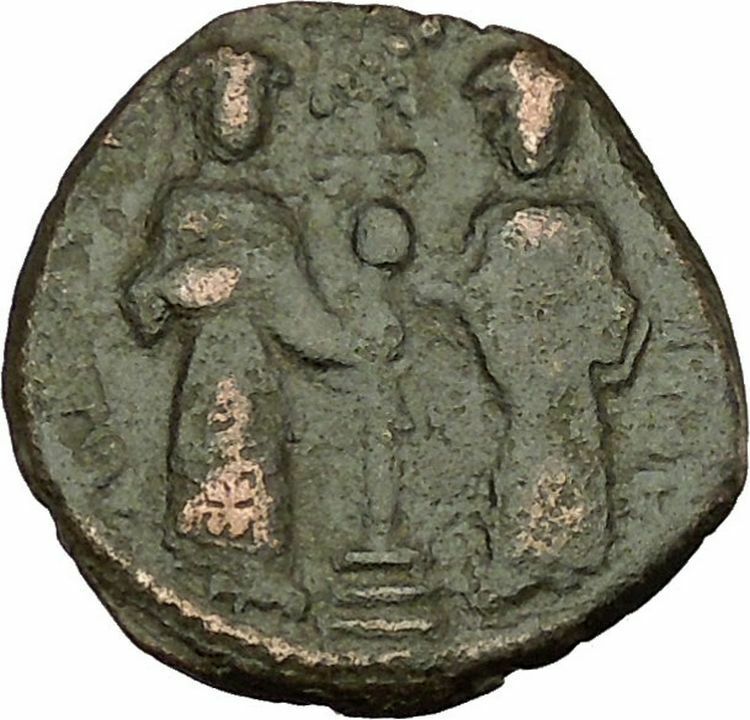 Constantine X & Eudocia 1059AD Ancient Medieval Byzantine Coin Christ i40164