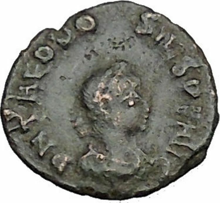 Theodosius I the Great Ancient Roman Coin Wreath of success i40422