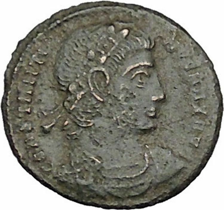 CONSTANTINE II Constantine the Great son Roman Coin Glory of Army i40444