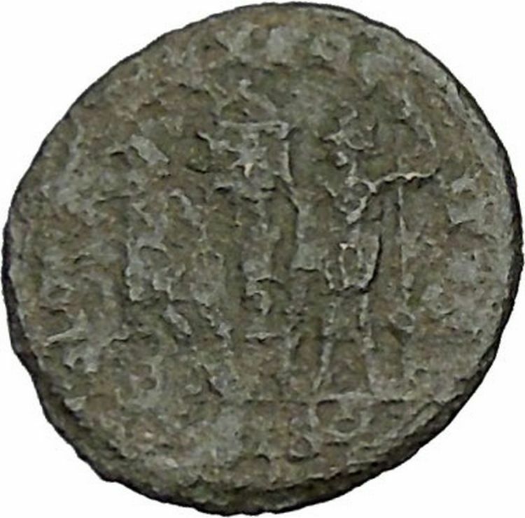 CONSTANTINE II Constantine the Great son Roman Coin Glory of Army i40444