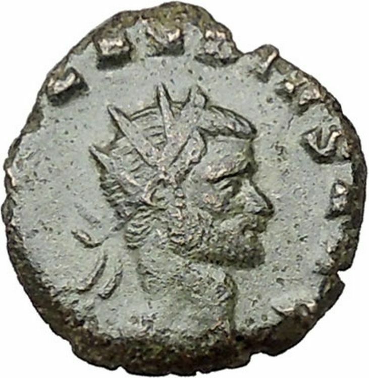 Claudius II Gothicus 268AD Ancient Roman Coin Genius Cult Protection i40824