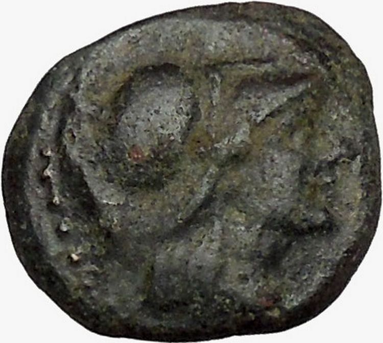 Antigonos II Gonatas Macedonian King Ancient Greek coin Athena PAN Cult i43354