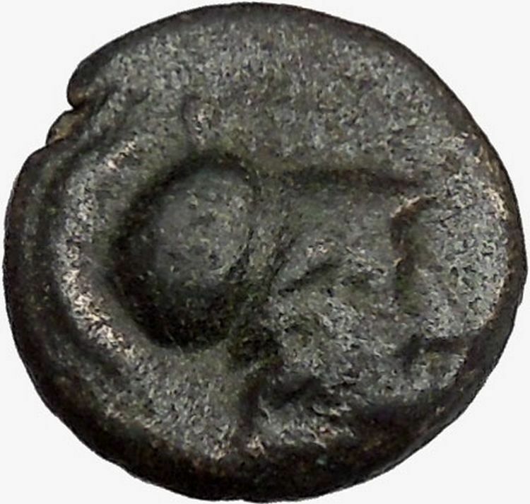 THESSALIAN LEAGUE Larissa 196BC Greek Coin ATHENA APOLLO Healer Cult i43398