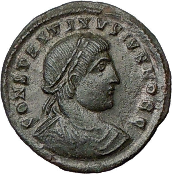 CONSTANTINE II Jr. Constantine the Great son Ancient Roman Coin GATE i20267