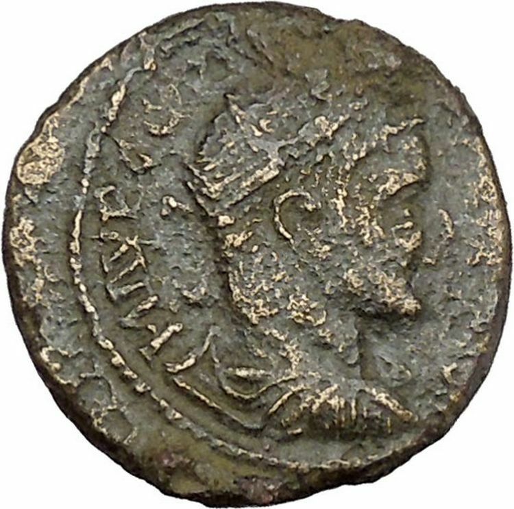 SEVERUS ALEXANDER 222AD Nicaea LEGIONARY STANDARDS Ancient Roman Coin i45751