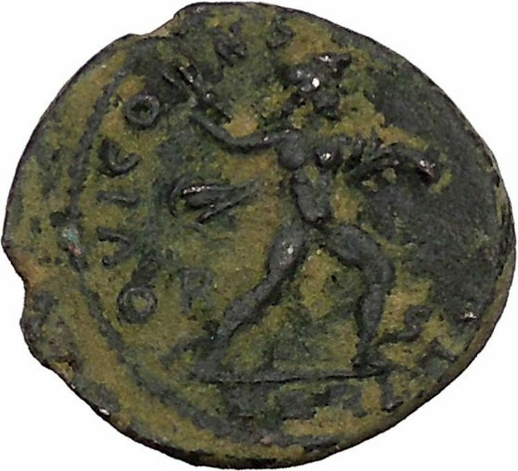 LICINIUS II 317AD Arles JUPITER Thunderbolt Authentic Ancient Roman Coin i45801