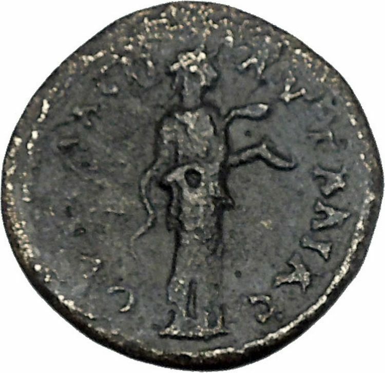 Faustina II wife of Marcus Aurelius Pautalia Ancient Roman Coin Salus i45739