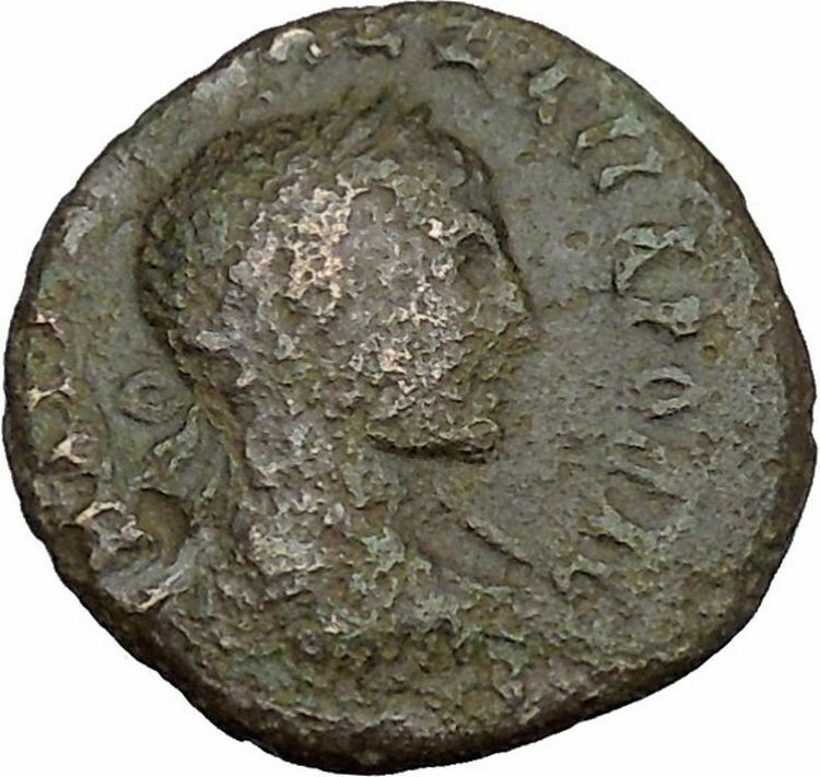 SEVERUS ALEXANDER 222AD Nicaea LEGIONARY STANDARDS Ancient Roman Coin i45234