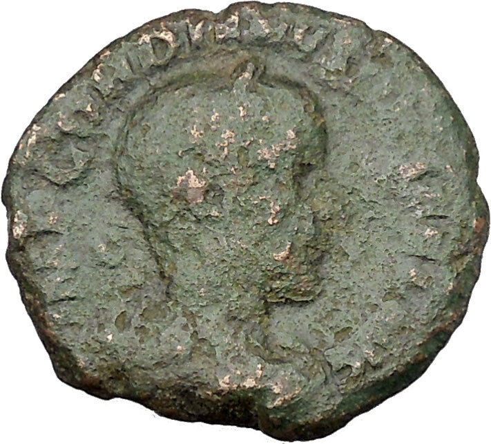 GORDIAN III togate, sacrificing over altar 238AD Ancient Roman Coin i45723