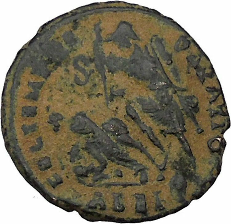 CONSTANTIUS II Constantine the Great son Ancient Roman Coin Battle Horse i45902