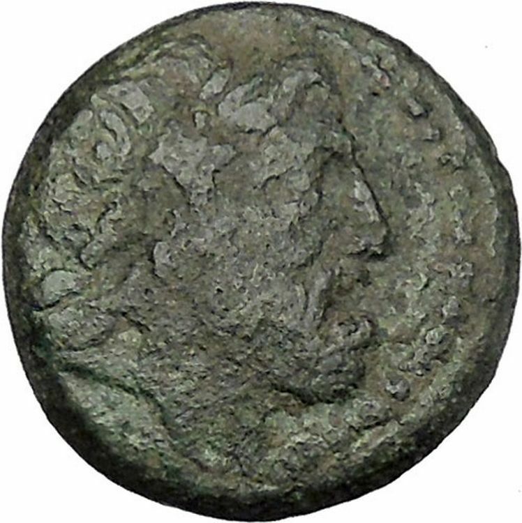 Amphipolis in Macedonia 187BC Rare Ancient Greek Coin ZEUS Eagle i46501