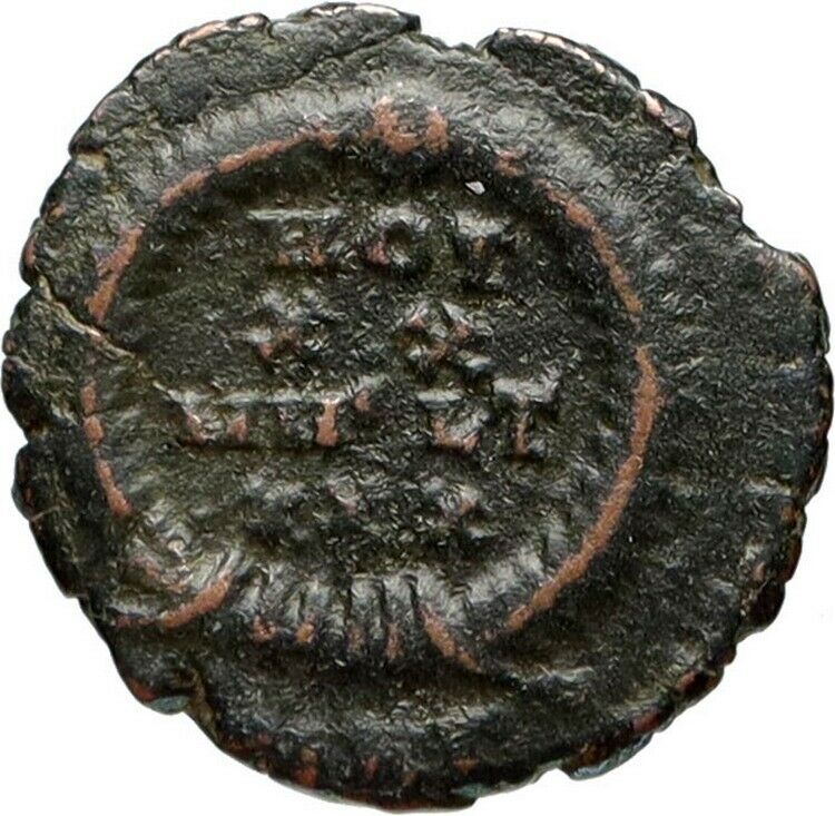 Constantine The Great founds Constantinople Ancient Roman Coin Wreath i46771