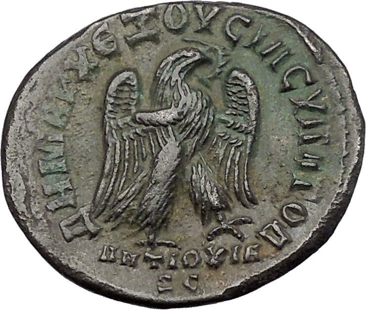 PHILIP II 249AD Antioch ANTIOCH Silver Tetradrachm Ancient Roman Coin i46827