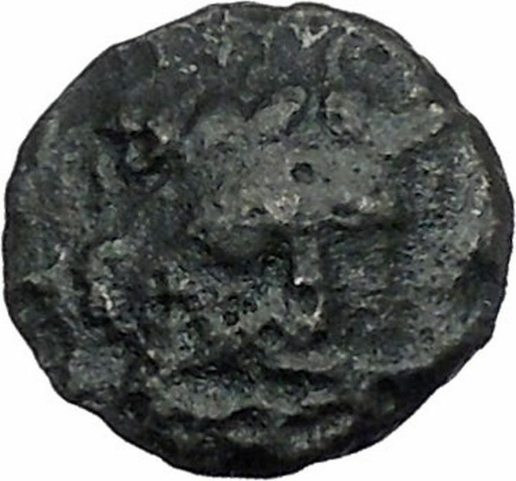 ISTROS Thrace 3-2CenBC River-god Ister Eagle Dolphin Ancient Greek Coin i46829