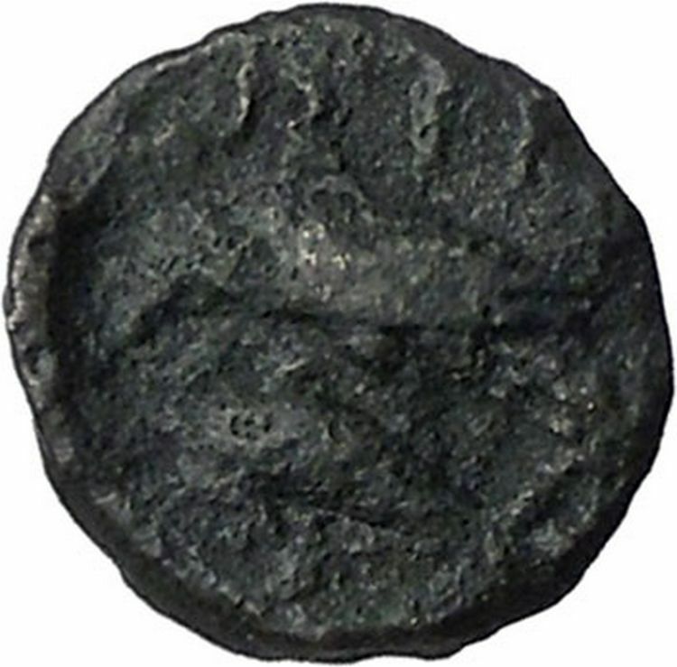 ISTROS Thrace 3-2CenBC River-god Ister Eagle Dolphin Ancient Greek Coin i46829