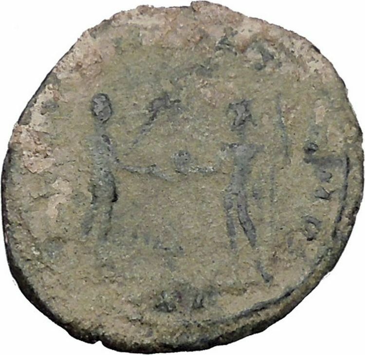 Probus receiving globe from Jupiter 281AD Authentic Ancient Roman Coin i47028