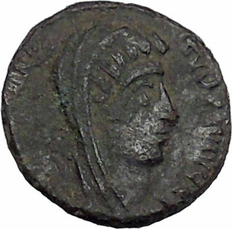 CONSTANTINE I the GREAT Cult Heaven Horse Chariot Ancient Roman Coin i46998