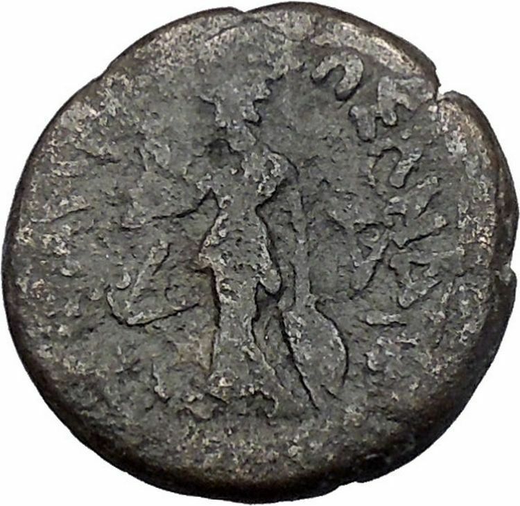 AUGUSTUS 27BC Thessaly Koinon Larissa ATHENA Authentic Ancient Roman Coin i47241