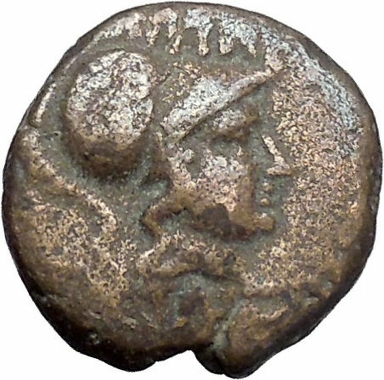 THESSALIAN LEAGUE Larissa 2nd – mid 1st cent Ancient Greek Coin ATHENA i47582