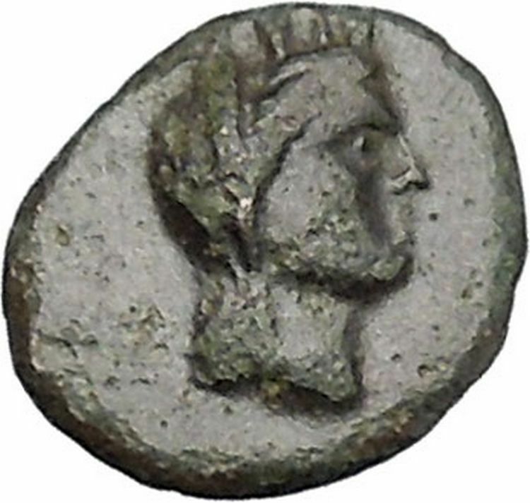 ANTIOCHOS III Megas 222BC Tyche Tripod Ancient SELEUKID Greek Coin i47161