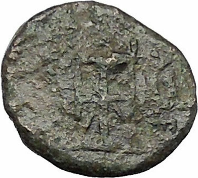 ANTIOCHOS III Megas 222BC Tyche Tripod Ancient SELEUKID Greek Coin i47161